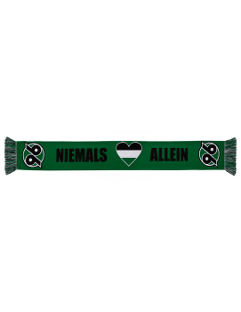 Hannover 96 Fanschal Logo Balken Schwarz-Weiß-Grün